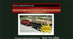 Desktop Screenshot of bowenislandfirewood.com